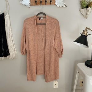 Coral Pink Cardigan